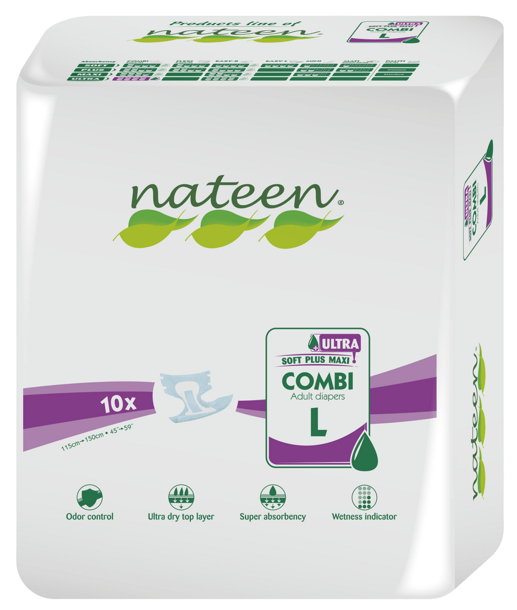 Adult Briefs Free Samples (Pack of 2) - Nateen Canada - Adult Briefs - babywipes nateen canada premium diapers biodegradable sustainable ecoliving ecofriendly toronto vancouver extremely soft co
