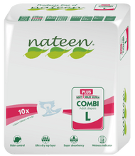 Load image into Gallery viewer, Nateen Combi Plus Adult Briefs - Nateen Canada - 5420072710747 - Adult Briefs - babywipes nateen canada premium diapers biodegradable sustainable ecoliving ecofriendly toronto vancouver extremely soft co
