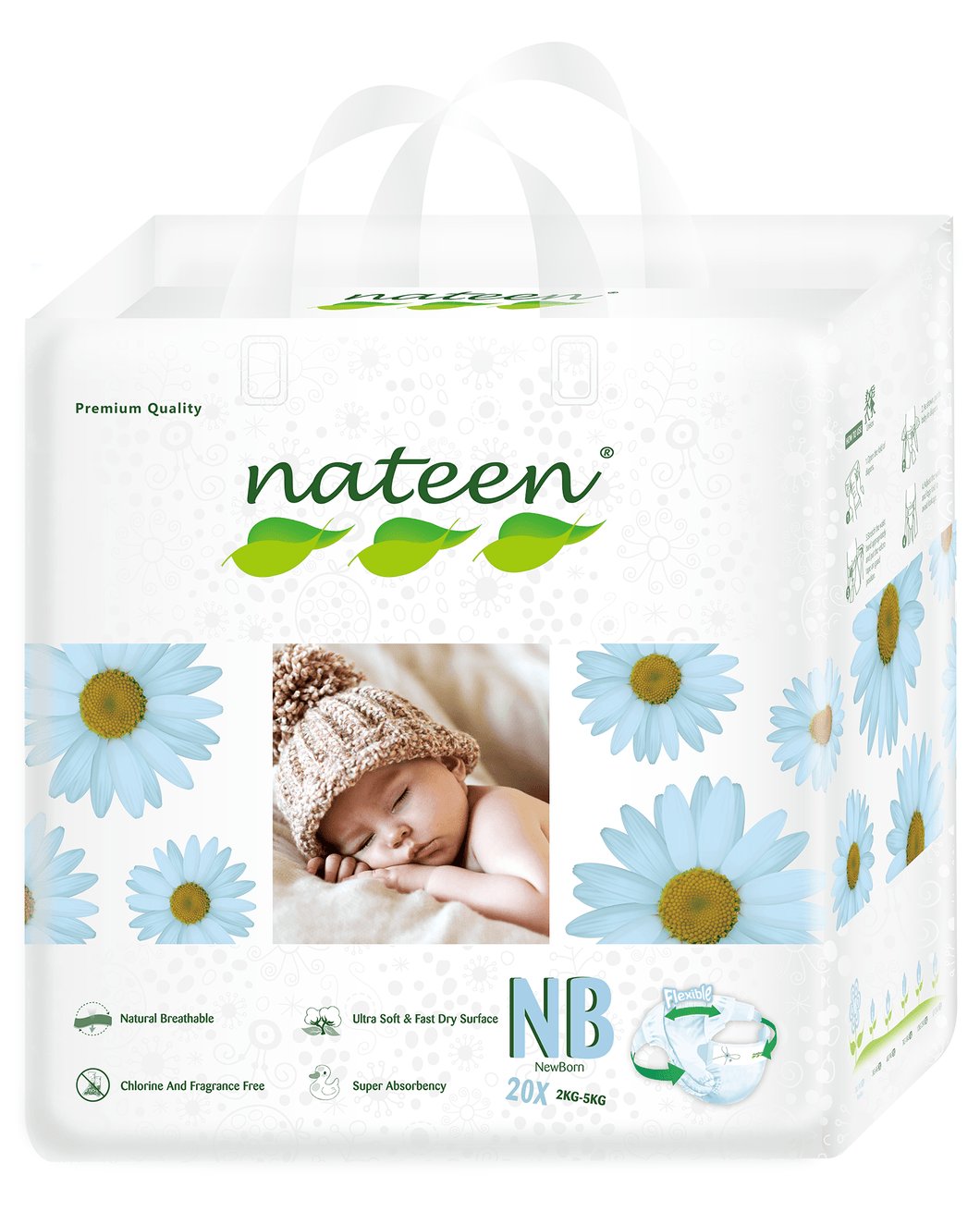 baby wipes nateen canada premium diapers biodegradable sustainable ecoliving ecofriendly toronto vancouver montreal newborn